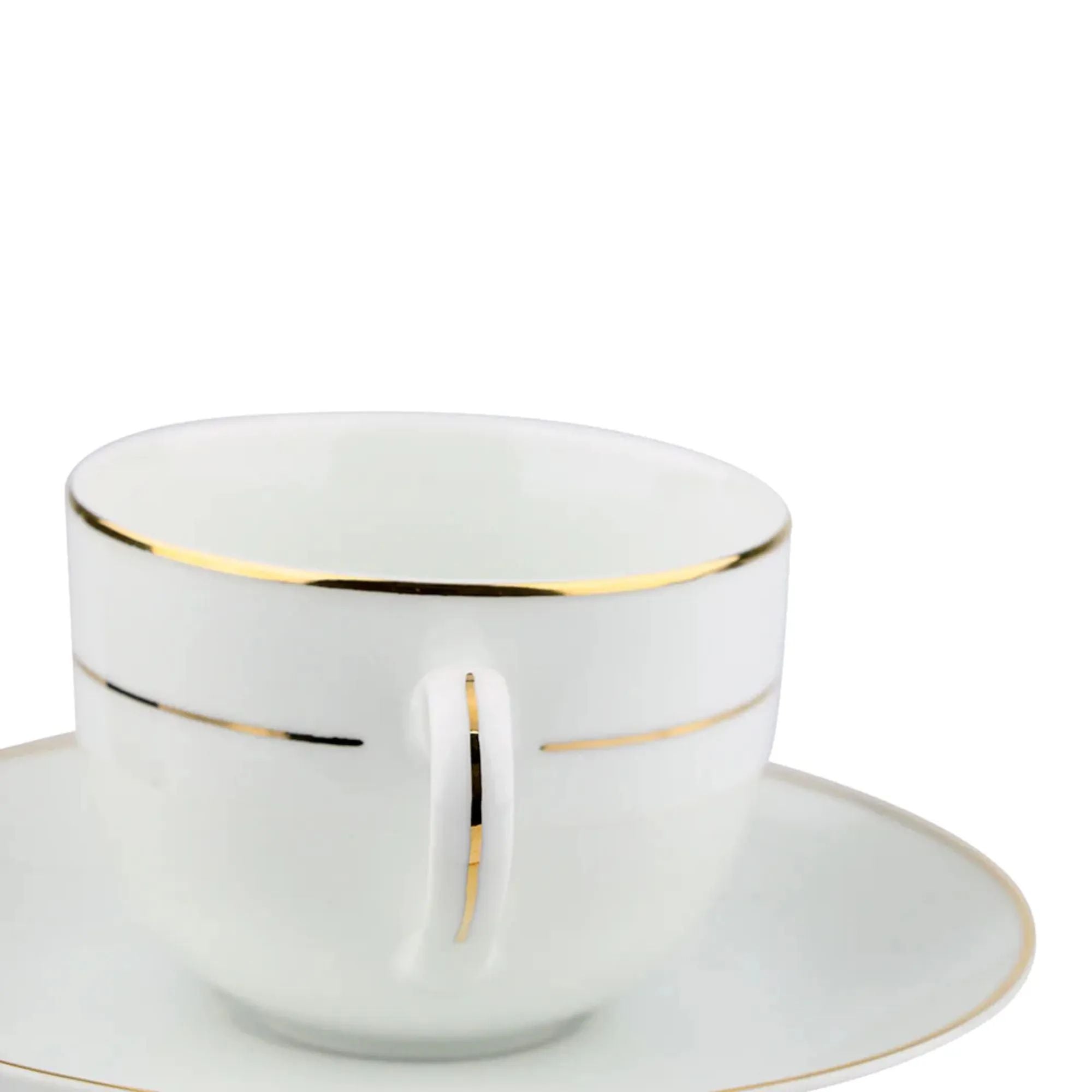 Aparelho de jantar Majesty Gold com 42 Peças de Porcelana -  L'Hermitage