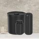 Conjunto Bold Completo para Banheiro com 3 Peças Preto - Ou