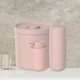 Conjunto Bold Completo para Banheiro com 3 Peças Rosa - Ou