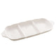 Petisqueira Butterfly Flower com 3 Divisórias de Porcelana 34cm - Lyor