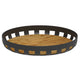 Bandeja de Servir Redonda Lume Preto 35cm - Ou