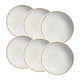 Conjunto de 6 Pratos Fundo de Cerâmica Coup Organic 25cm - Alleanza
