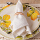 Conjunto de 4 Guardanapos Momentos de Algodão Bege 40cm  - Lyor