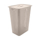Cesto de Roupas com Tampa Bege 47L - Ou