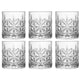 Conjunto de 6 Copos Baixo para Whisky de Vidro Stella 300ml - Wolff
