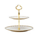 Prato Duplo para Doces de Porcelana Egg 19cm/27cm x 24cm - Wolff