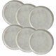 Conjunto de 6 Pratos Raso Stoneware Bio Pistache 27cm - Porto Brasil