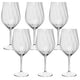 Conjunto de 6 Taças Crex Optic de Vinho de Cristal Ecológico 480ml - Bohemia