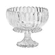 Centro de Mesa de Cristal com Pé Geneva 24cm - Wolff