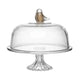 Boleira Bird de Cristal com Pé e Tampa 30cm - Wolff
