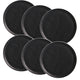  Conjunto de 6 Pratos Raso Stoneware Bio Preto Matte 27cm - Porto Brasil