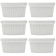 Conjunto de 6 Ramequins Classic de Porcelana 75ml - Lyor