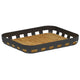 Bandeja de Servir Lume Preta 35cm - Ou