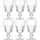 Conjunto de 6 Taças Belle Époque de Vidro 225ml - Lyor