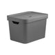 Caixa Organizadora Cube Cinza 18L - Ou