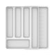  Organizador de Talheres com Extensor Logic Branco 36cm - Ou