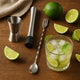 Kit Caipirinha com Colher Bailarina, Dosador Duplo e Macerador em Inox - Wolff