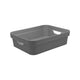 Caixa Organizadora Cube Cinza 4,8L - Ou