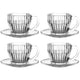 Conjunto de 4 Xícaras de Café de Cristal Imperatriz 110ml - Wolff
