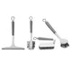 Kit de 4 Peças de Acessórios de Limpeza Flow Bege - Ou