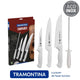 Jogo de 4 Facas para Churrasco em Aço Inox - Tramontina