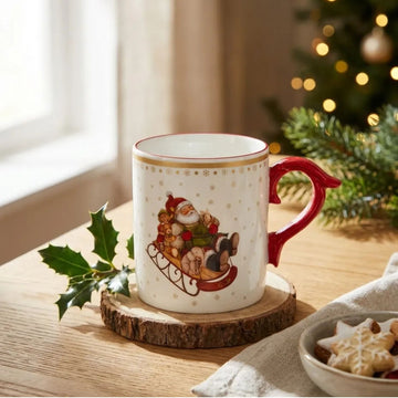 Caneca Christmas Charm com Filete 250ml - Scalla
