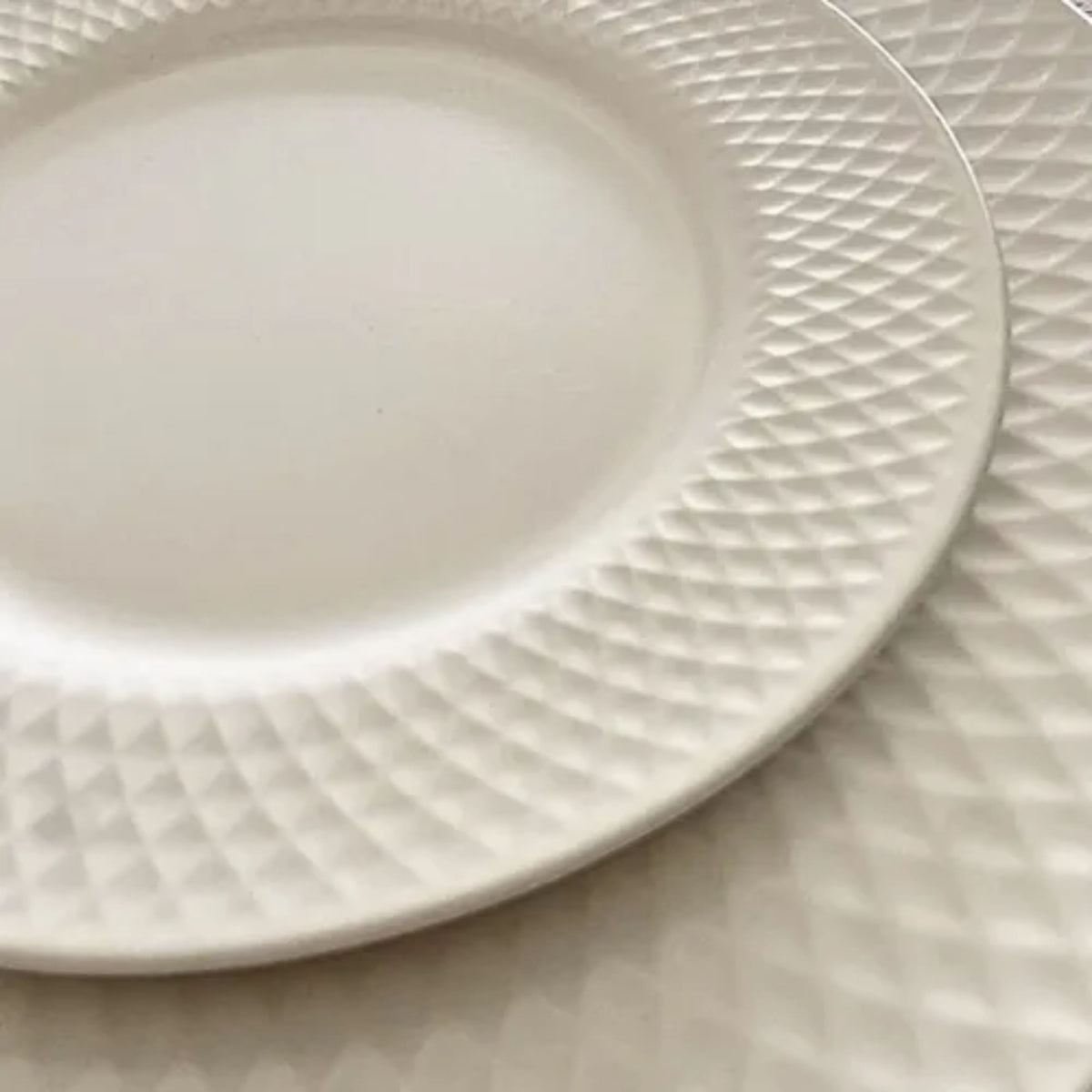 Aparelho de Jantar Satin White com 20 Peças de Cerâmica - Alleanza