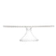 Boleira com Pé Pearl de Cristal 31cm - Wolff