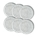 Conjunto de 6 Pratos de Sobremesa Stoneware Bio Echo 21,5cm - Porto Brasil