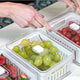 Conjunto de 2 Organizadores de Geladeira com Cesto Clear Fresh 2,2L - Ou