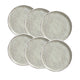 Conjunto de 6 Pratos Sobremesa Stoneware Bio Pistache 21cm - Porto Brasil