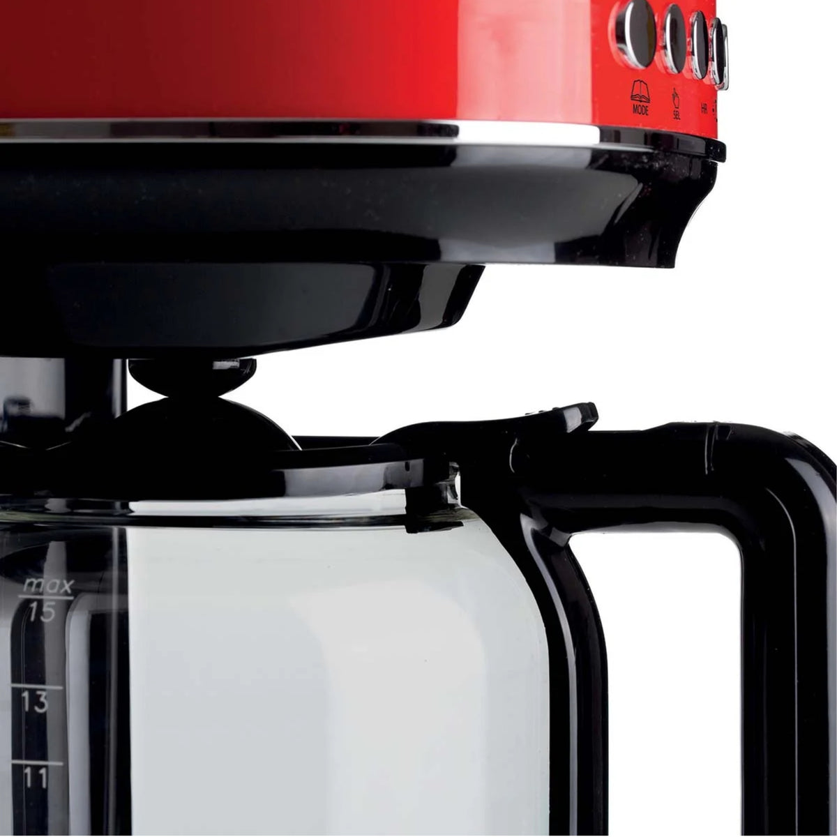 Cafeteira Programável Moderna Vermelha 127V - Ariete 