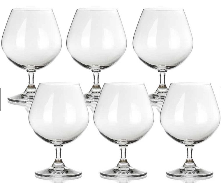 Jogo de 6 Taças para Conhaque Veronica 405ml - Bohemia