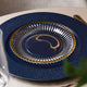 Conjunto 4 Pratos para Sobremesa com Fio de Ouro Império 20cm Cristal - Wolff