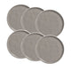 Conjunto de 6 Pratos Sobremesa Stoneware Bio Bruma 21,5cm - Porto Brasil
