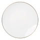 Prato Raso de Porcelana Legacy Gold 27cm - L'Hermitage