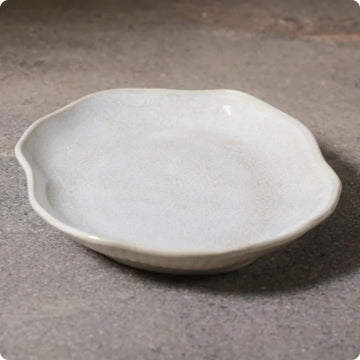 Travessa Oval Orgânica Latte 30x20cm - Porto Brasil