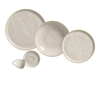 Aparelho de Jantar com 30 Peças Stoneware Bio Latte - Porto Brasil