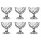 Conjunto de 6 Taças de Sobremesa de Vidro Deli Diamond 170ml - Lyor