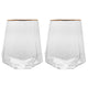 Conjunto de 2 Copos Taj com Borda Dourada de Cristal 550ml - Wolff