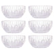 Conjunto de 6 Bowls de Cristal Queen 300ml - Wolff