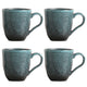 Conjunto de 4 Canecas Stoneware Orgânico Petroleum 273ml - Porto Brasil