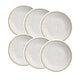 Conjunto de 6 Pratos Sobremesa de Cerâmica Coup Organic 21cm - Alleanza