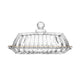 Manteigueira de Cristal com Fio de Ouro Imperatriz 17cm - Wolff