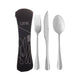 Estojo de Neoprene com 3 Talheres Positano de Aço Inox - Lyor