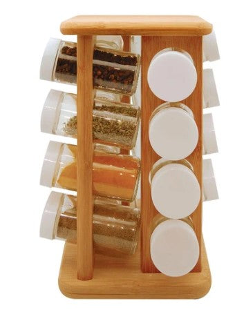 Organizador de Temperos Giratório 17 peças Keep 18x18x28cm - Ou